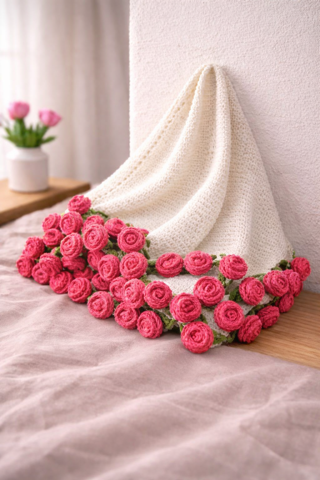 Blush Tulip Snuggle Blanket