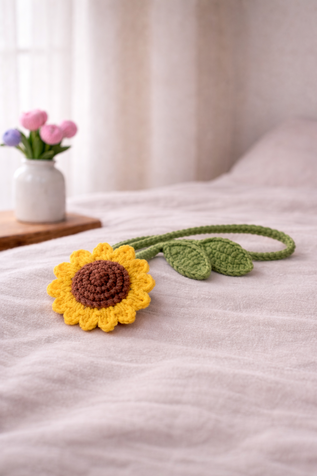 Golden Bloom Curtain/Backpack Charm